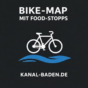 Interaktive Bike-Map für den Datteln-Hamm-Kanal mit markierten Food-Stopps